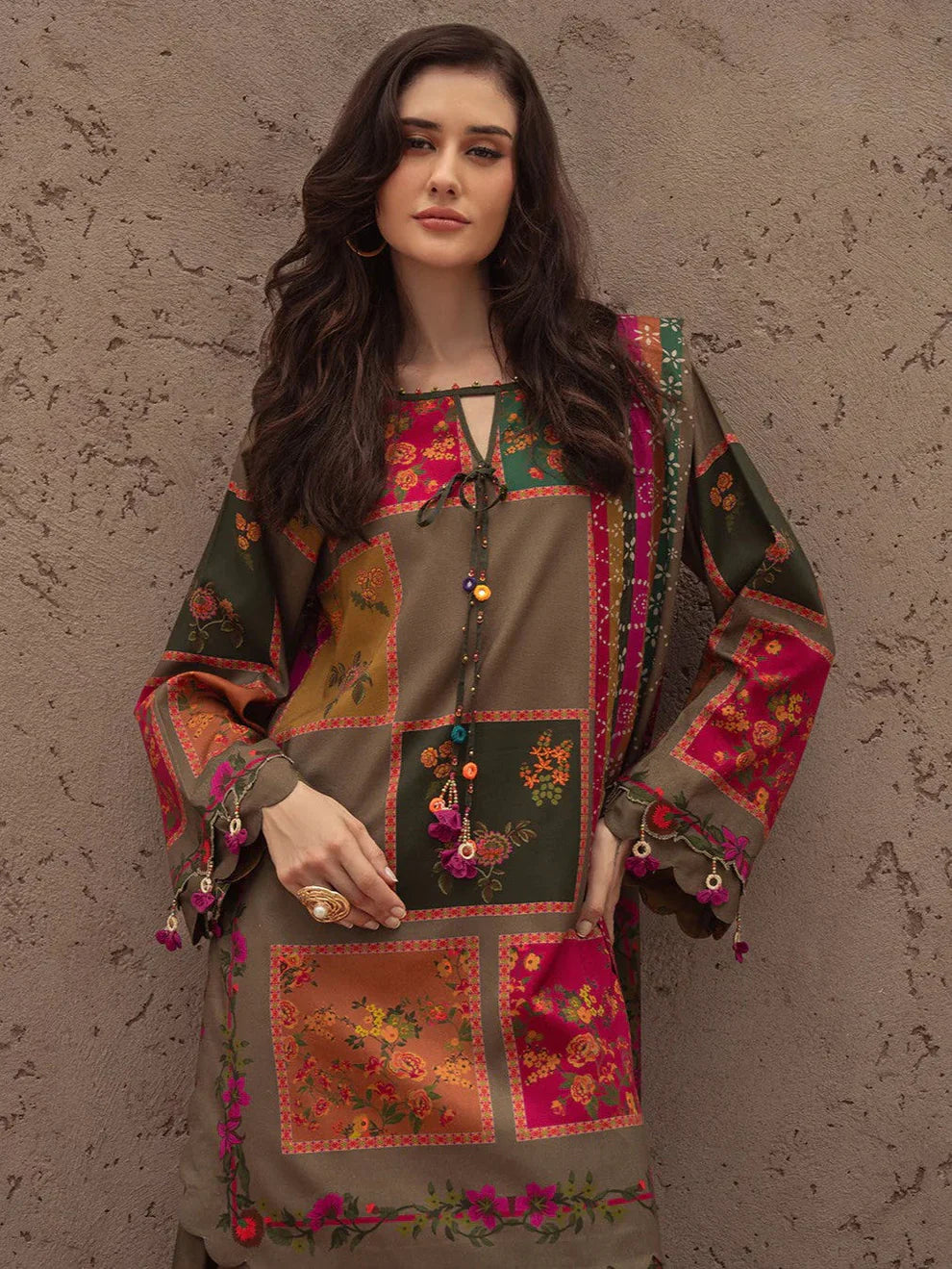 03-Piece Lawn Suit - Ready To Wear