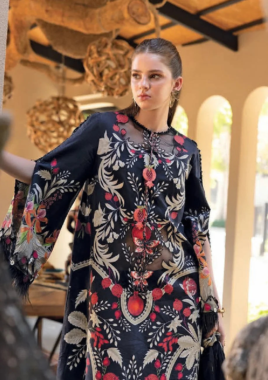 03-Piece Printed Lawn Suit - Ready To Wear