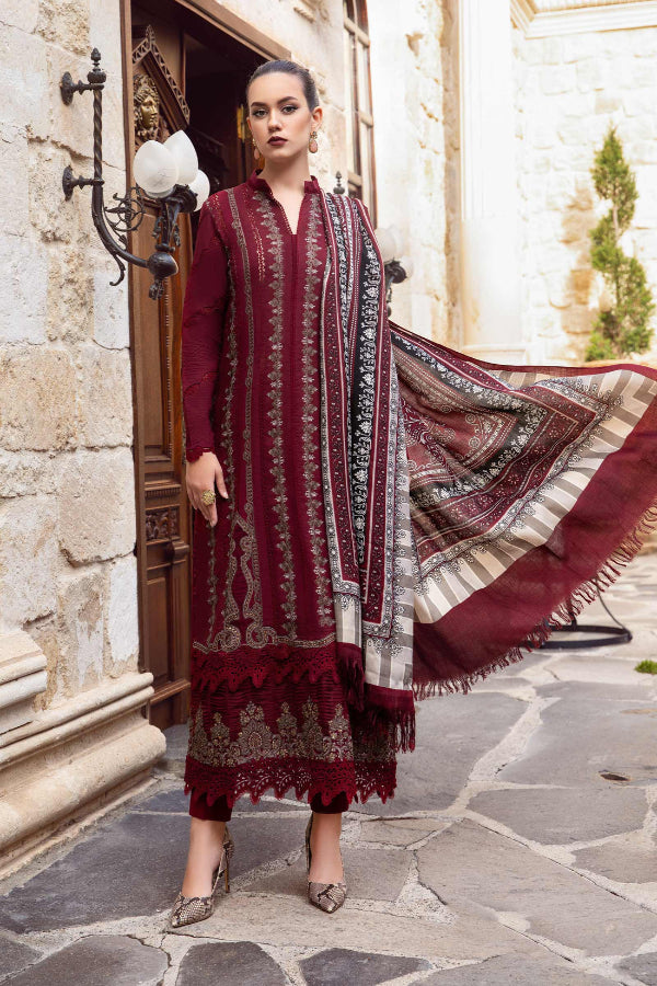 3 Piece Stitched  Chicken Kari Lawn Suit - Ready  to Wear