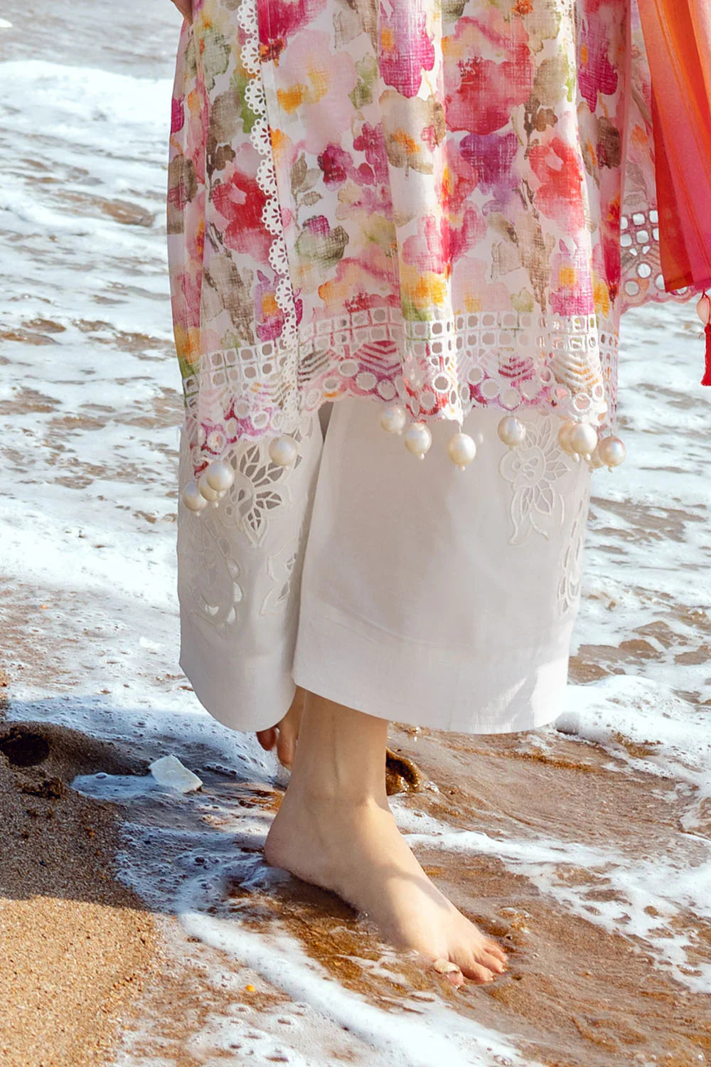 Sunset Floral Breeze - Printed Lawn Suit | Ready To Wear