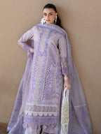 Soft Purple Elegance - 3 Piece Lawn Suit | Ready To Wear