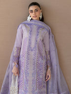 Soft Purple Elegance - 3 Piece Lawn Suit | Ready To Wear