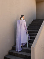 Soft Purple Elegance - 3 Piece Lawn Suit | Ready To Wear