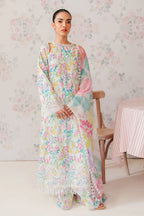3-Piece Chikankari Lawn Embroidered Dress