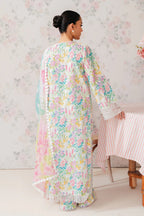 3-Piece Chikankari Lawn Embroidered Dress
