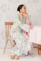3-Piece Chikankari Lawn Embroidered Dress