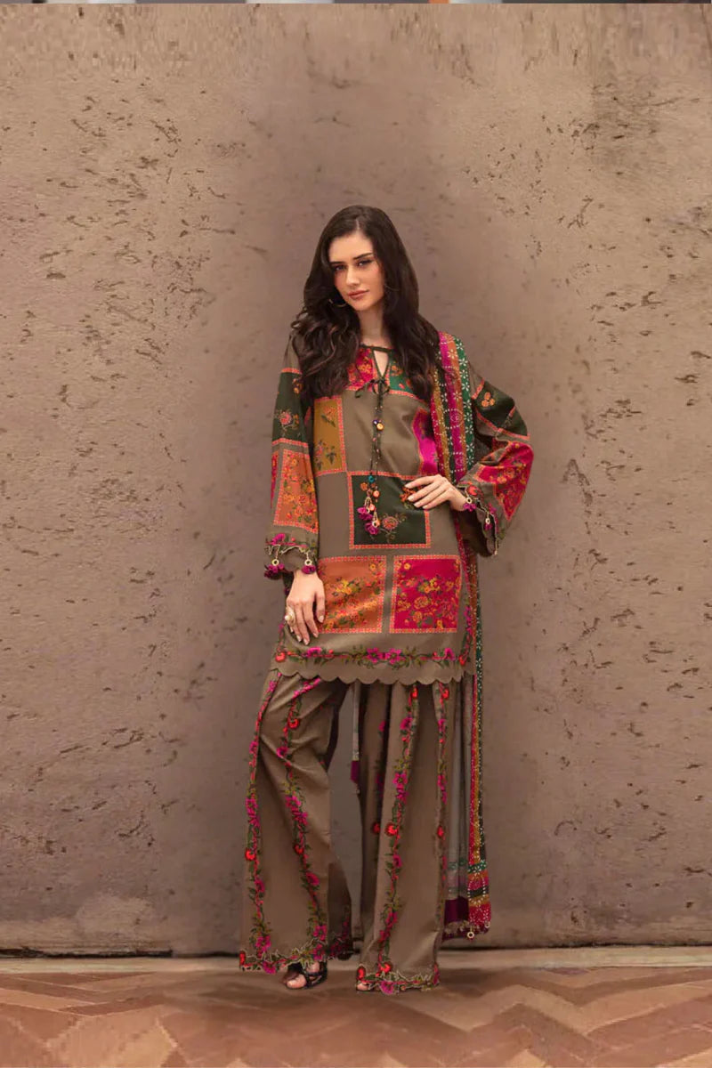 03-Piece Lawn Suit - Ready To Wear