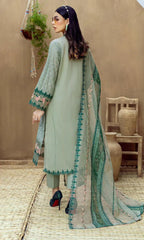 Sage Green Schiffli Elegance - 3 Piece Suit | Ready To Wear
