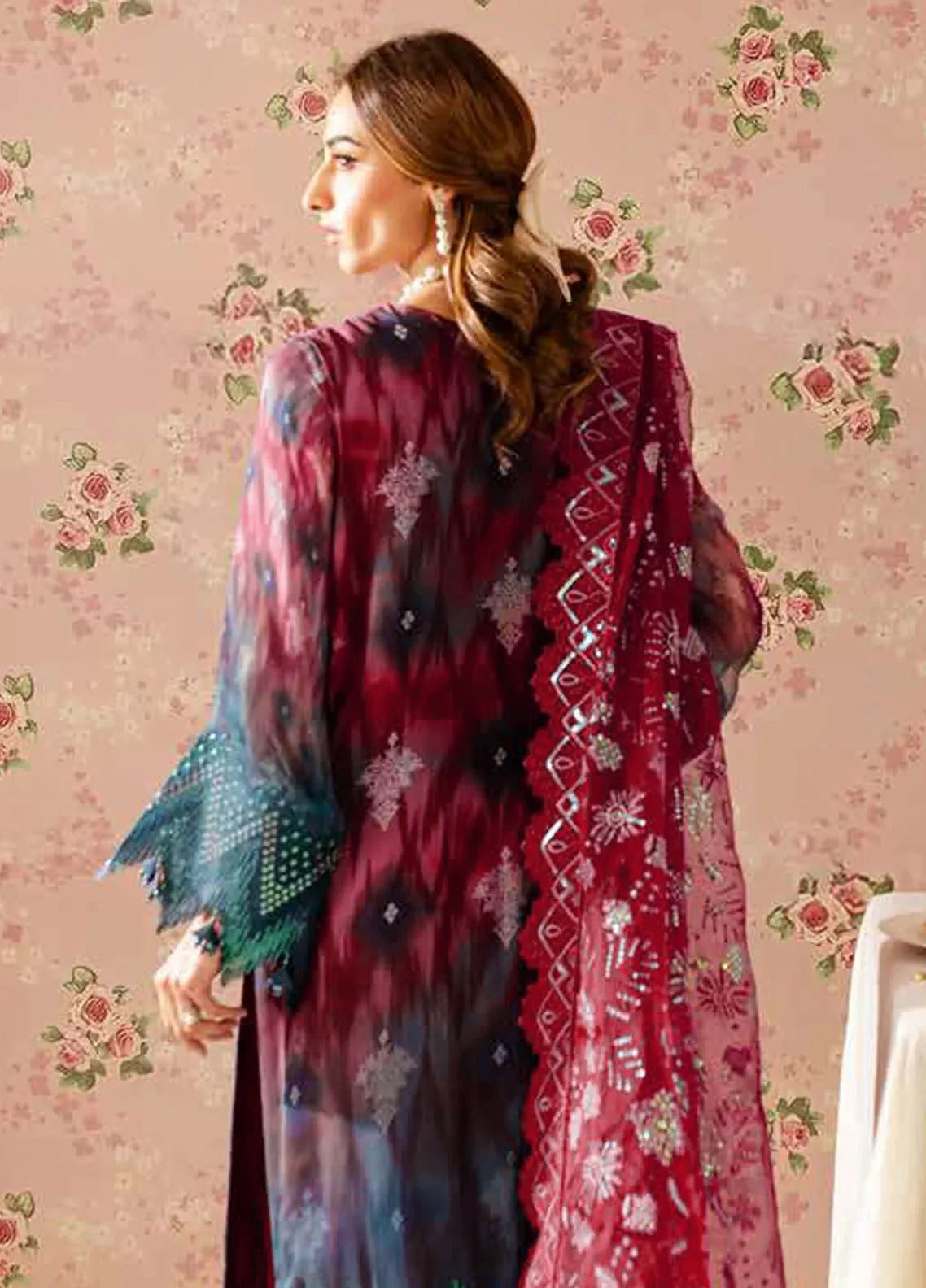 03-Piece Printed Lawn With Embroidered & Chickenkari - Ready To Wear