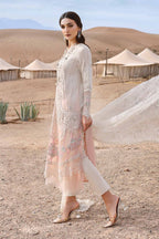 03-Piece Embroidered Luxury Chikankari Lawn - Ready To Wear
