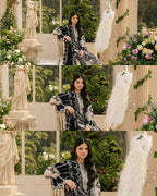 03-Piece Lawn Suit With Embroidery - Ready To Wear