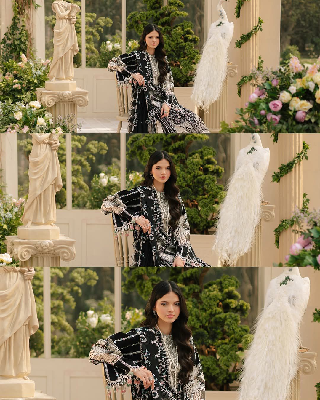 03-Piece Lawn Suit With Embroidery - Ready To Wear