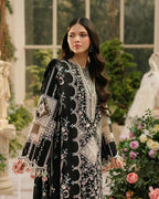 03-Piece Lawn Suit With Embroidery - Ready To Wear