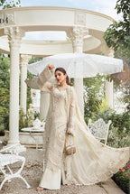 03-Piece Chiffon Suit With Embroidery - Ready To Wear