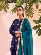 WANIYA - NAVY FARSHI SET
