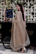 03-Piece Lawn Suit With Heavy Embroidery - Ready To Wear