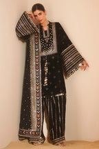 Classic Black & Gold - 3 Piece Lawn Suit | Ready To Wear