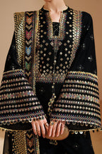 Classic Black & Gold - 3 Piece Lawn Suit | Ready To Wear