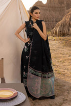 Midnight Botanical Elegance - 3 Piece Lawn Suit | Ready To Wear