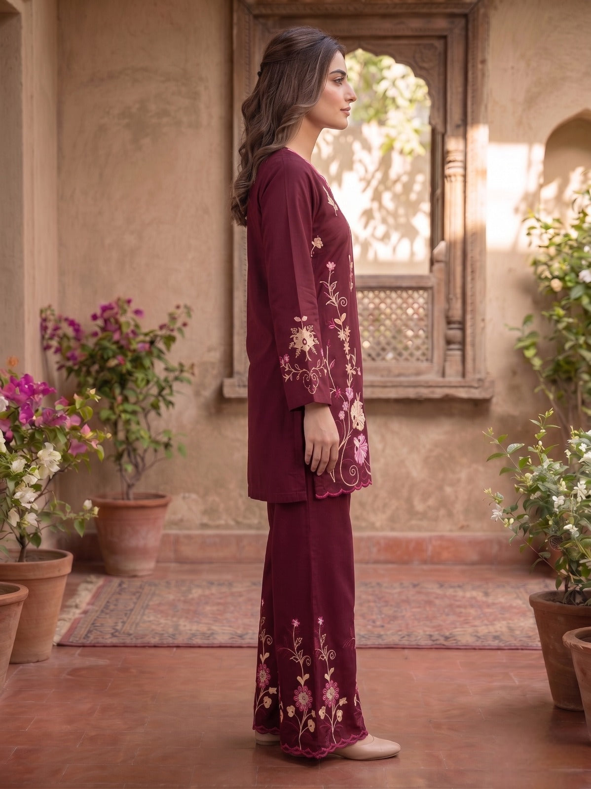 MISH MAROON - CO-ORD SET