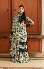 03-Piece Printed Lawn Suit With Chiffon Dupatta | Ready To Wear