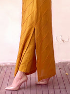 FILZA - MUSTARD KAFTAN SET