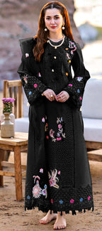 03-Piece Cotton Suit With Chikankari Embroidery | Ready To Wear