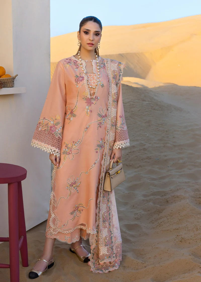 3PC Luxury Embroidered Chikankari Lawn Dress