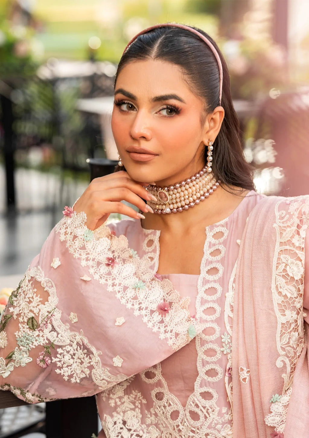 3 Pieces Embroidered Chikankari Luxury Lawn Suit Ready To Wear