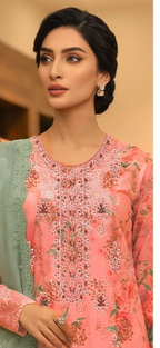 03-Piece Printed Lawn Suit - Ready To Wear