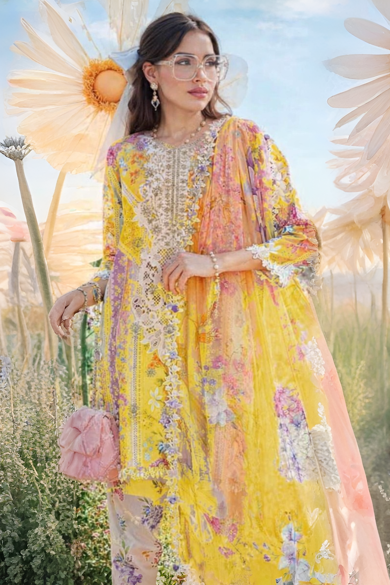 03-Piece Lawn Suit - Ready To Wear