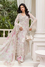 Ivory Orchid - 3 Piece Chiffon Suit | Ready To Wear