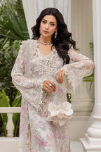 Ivory Orchid - 3 Piece Chiffon Suit | Ready To Wear