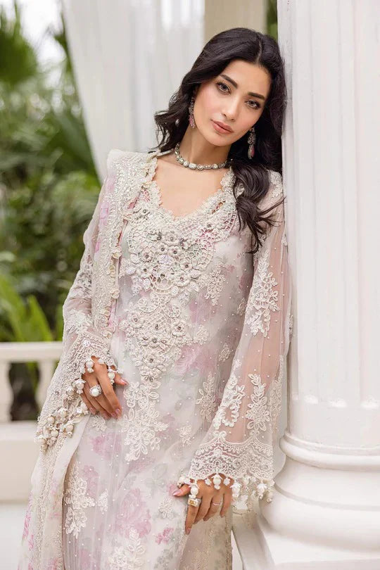 Ivory Orchid - 3 Piece Chiffon Suit | Ready To Wear