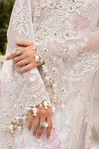 Ivory Orchid - 3 Piece Chiffon Suit | Ready To Wear