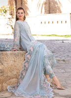 Powder Blue - 3 Piece Chikankari Suit | Ready To Wear