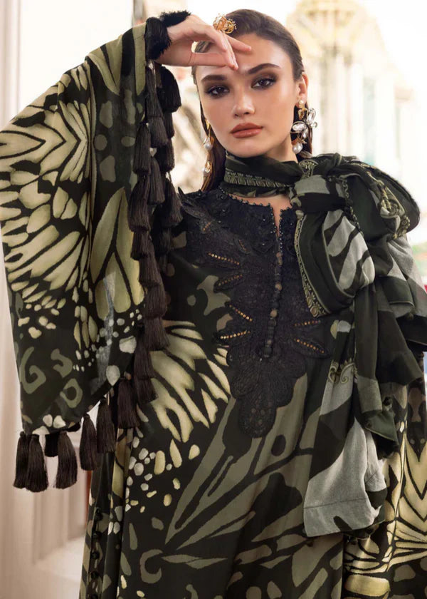03-Piece Printed Lawn Suit - Ready To Wear