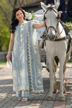 Pastel Blue - Embroidered Lawn Suit | Ready To Wear