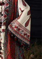 03-Piece Lawn Suit With Embroidery - Ready To Wear