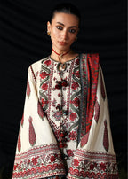 03-Piece Lawn Suit With Embroidery - Ready To Wear
