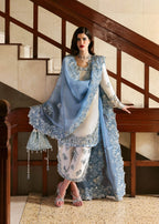 Ivory White - Silk Suit With Organza Dupatta | Ready To Wear