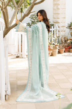 "Pastel Lawn Suit | 4-Side Embroidered Dupatta | Ready To Wear