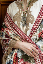Antique Gold & Cream - 3 Piece Lawn Suit | Ready To Wear